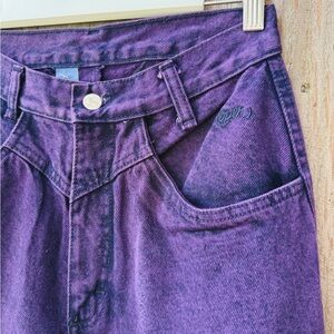 90s Purple Denim Jeans